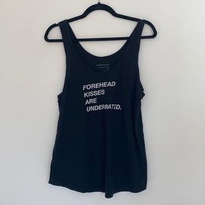 Good hYOUman Tank Top in Black